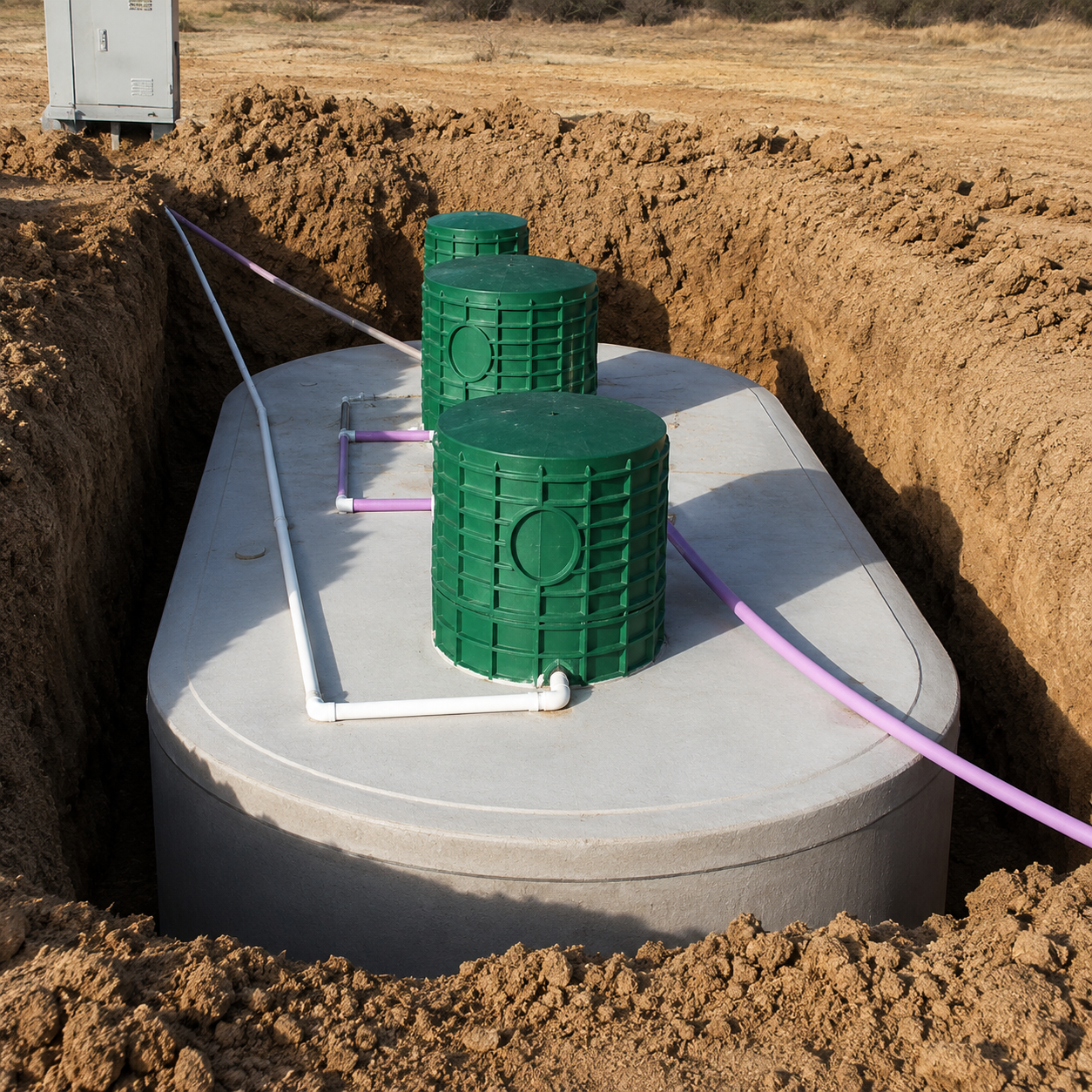 Aerobic Septic Installation — Granbury Area